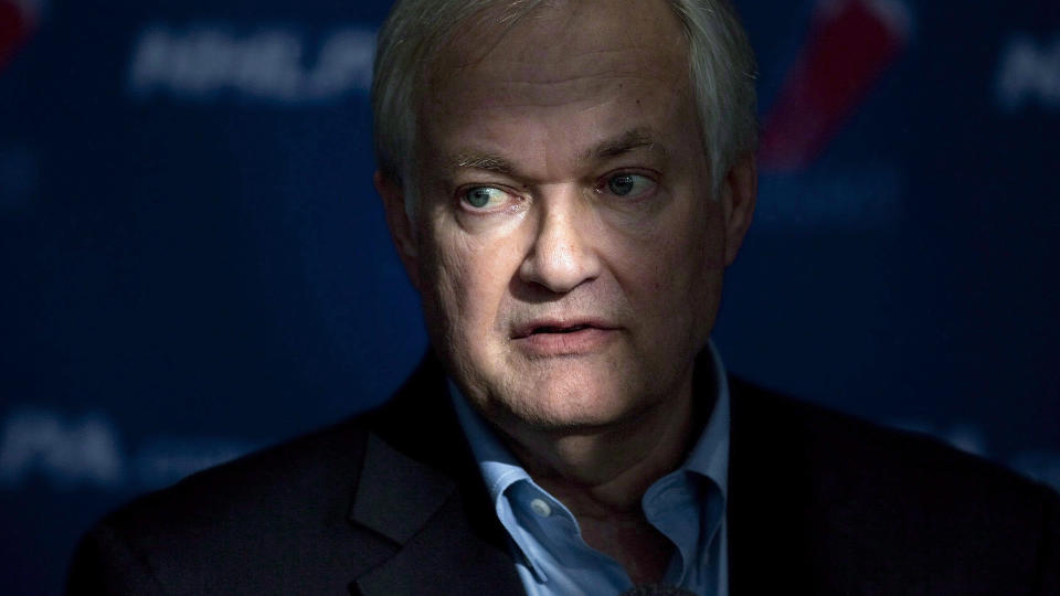 NHLPA executive director Donald Fehr was cleared of any wrongdoing in the handling of the Kyle Beach case. (THE CANADIAN PRESS/Chris Young)