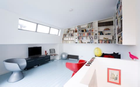 A home in Bow had a clerestory window installed to make the room brighter - Credit: tim mitchell