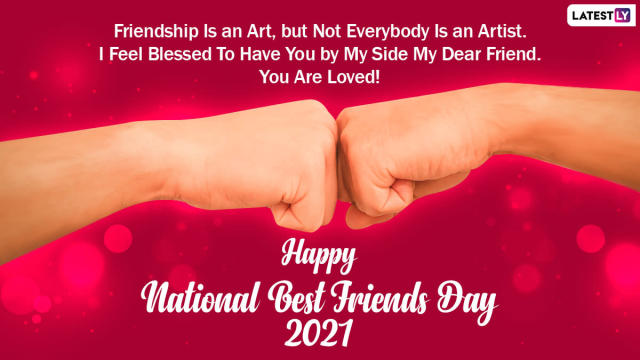 Happy best friend day 2021
