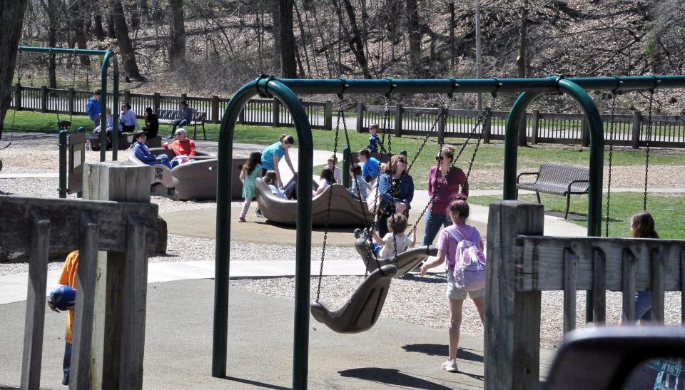 It was a full house at Christmas Run Park in Wooster enjoying Monday's sunshine and warm temperatures. Wayne and Holmes counties offer plenty of parks and outdoor trails.