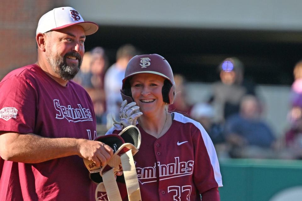 Florida State softball outfielder Kaley Mudge wore the number 33 and name Buchman on her Players Weekend jersey to honor her friend and former USF softball player Alexis Buchman. Buchman died of brain cancer in February.