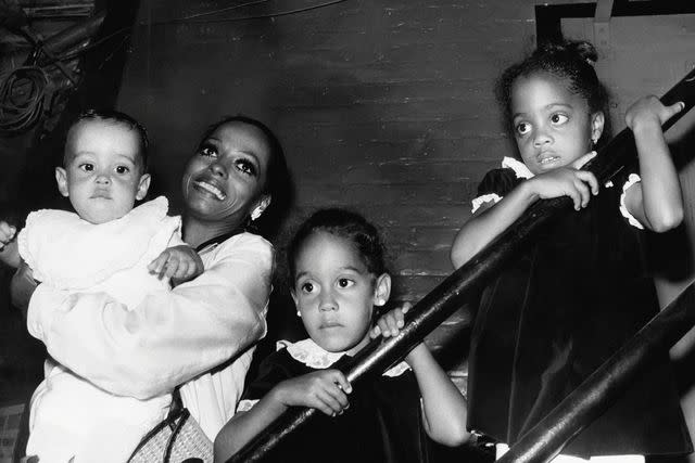 PL Gould/IMAGES/Getty Chudney Ross, Diana Ross, Tracee Ellis Ross and Rhonda Ross in 1976