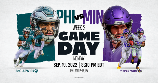 Eagles vs. Vikings Week 2: How to watch, listen and stream online