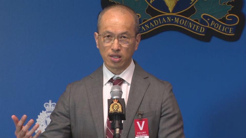 Sammy Wu with the BCSC says suspected money mules have allegedly transferred hundreds of thousands of dollars on behalf of criminals. (Martin Diotte/CBC)