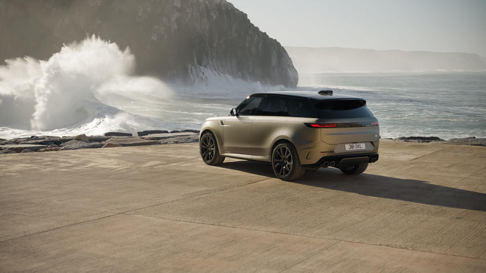 The 2024 Range Rover Sport SV in Portugal.