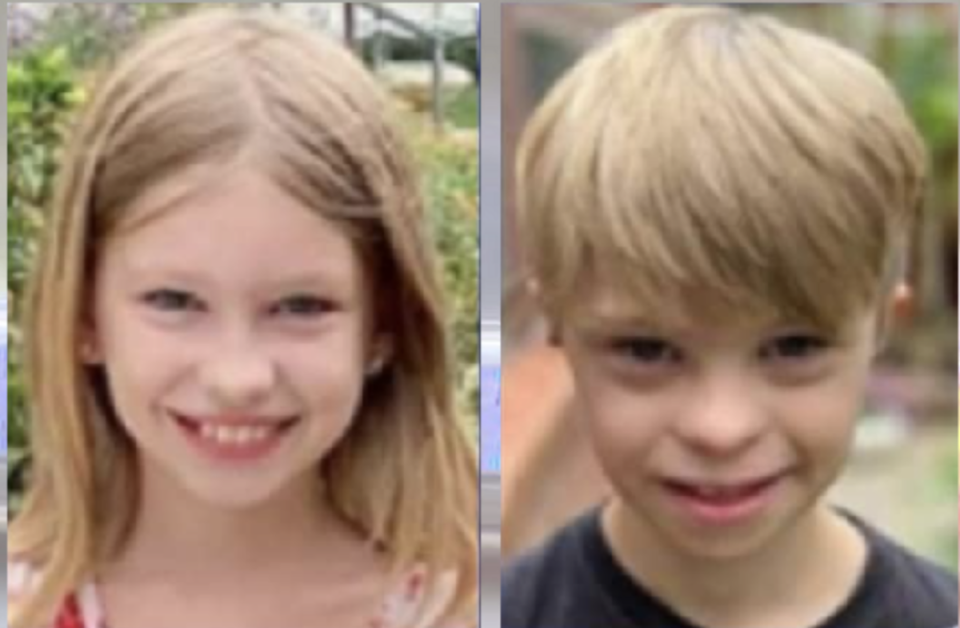 Brooke Gilley, 11, and her 12 year old brother Adrian Gilley were found at a grocery store in High Springs, Florida, nearly a year after they were reported missing (Liberty Police Department)
