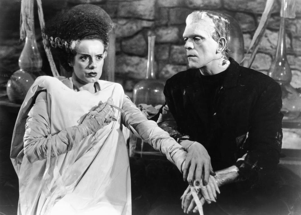 Fotograma de la película 'La novia de Frankenstein' de 1935, cuyos personajes también veremos en la próxima película de Guillermo del Toro (Foto: FilmPublicityArchive/United Archives via Getty Images)