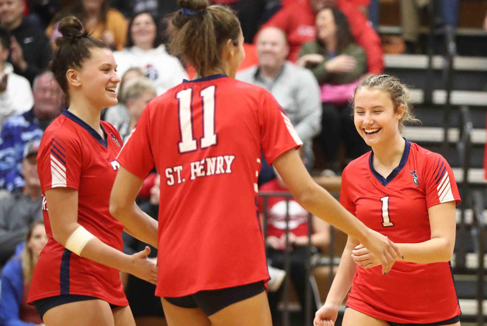 Kentucky High School Volleyball St Henry Advances To State Semifinals 6620