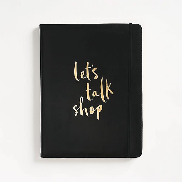 Let's Talk Shop Folio Black