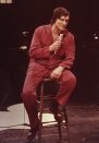 <p>He even chose to don his pyjamas on television. Here, the tycoon is pictured singing on SNL in 1977. <em>[Photo: Instagram]</em> </p>