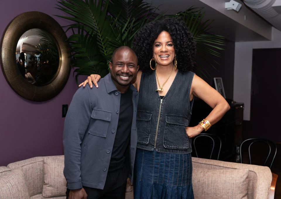 Marqui Jackson and Janine Sherman Barrois at USC Annenberg's Hollywood, Health & Society event