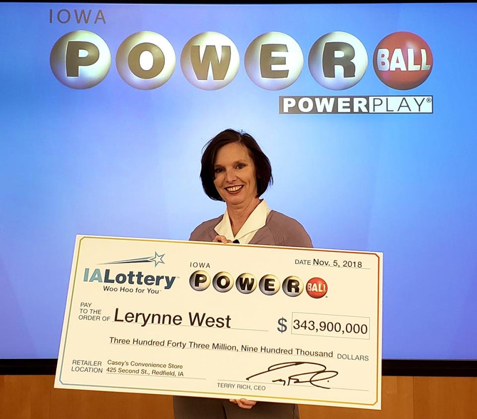 Lerynne West of Redfield bought a Powerball jackpot ticket in October 2018.