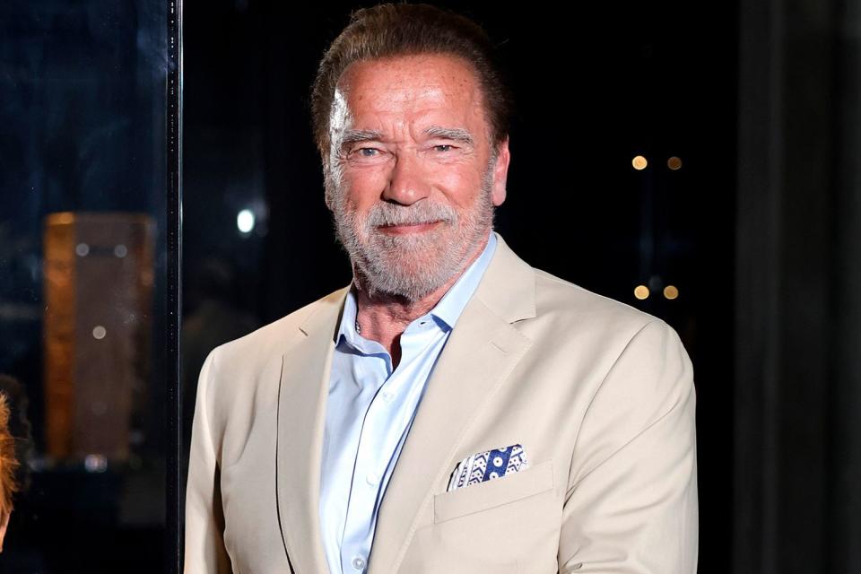 <p> Stefanie Keenan/Getty Images</p> Arnold Schwarzenegger in Los Angeles on June 28, 2023