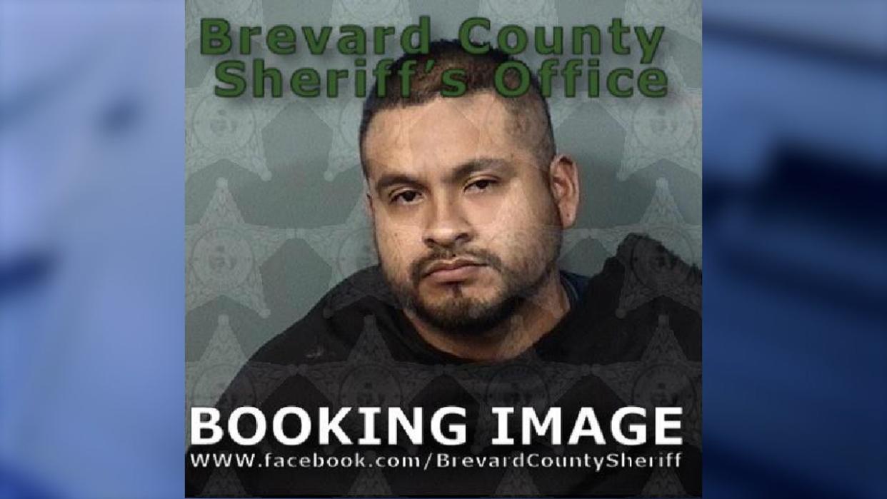 <div>Axel Sobrevilla was arrested and charged with reckless driving. (Photo: Brevard County Sheriffs Office)</div>