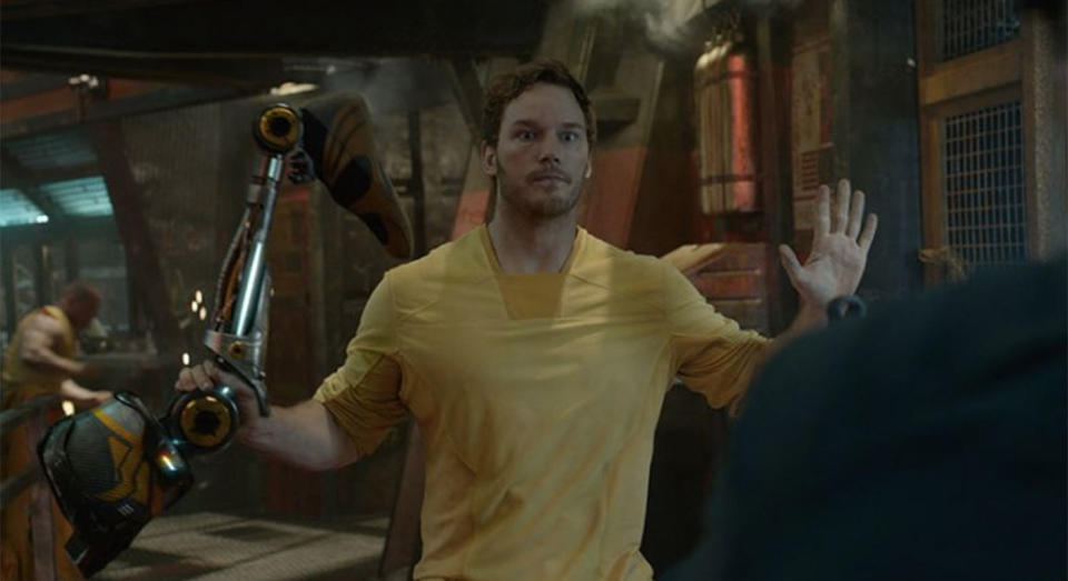 Peter Quill is caught leg-handed (Marvel Studios)