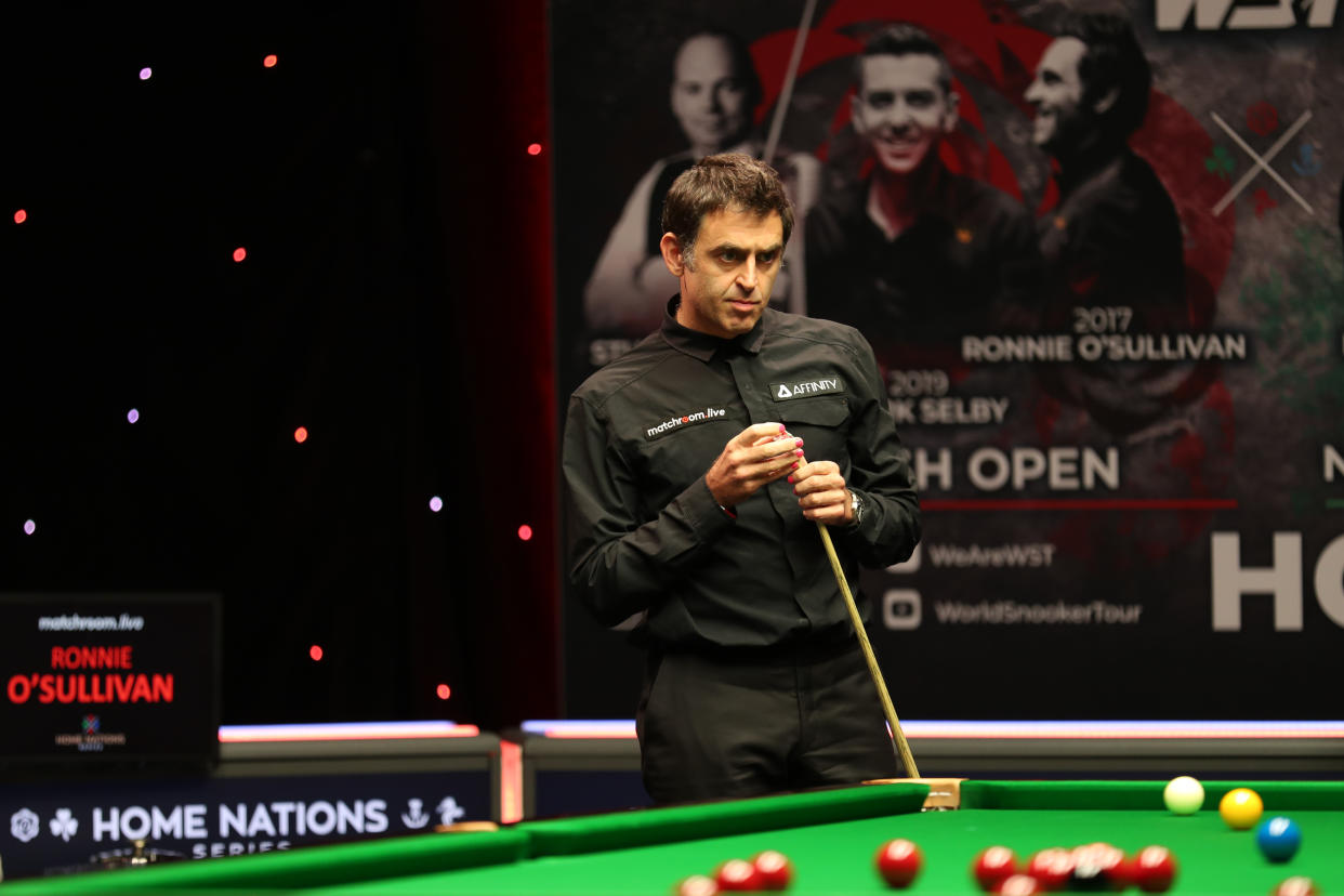 Six-time world champion O'Sullivan sported bright pink nails in support of breast cancer charity Future Dreams