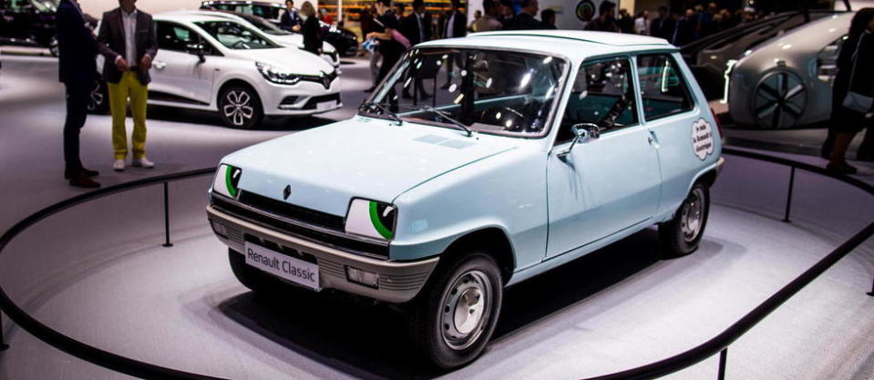 Renault R5 électrique au Mondial de l'Automobile 2018.
