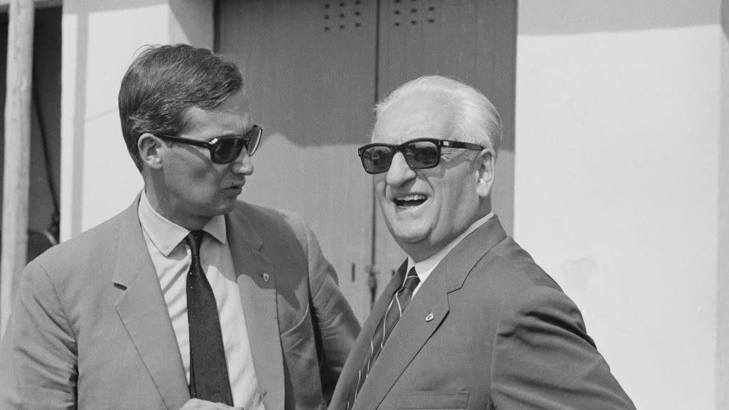 parkes and ferrari at monza