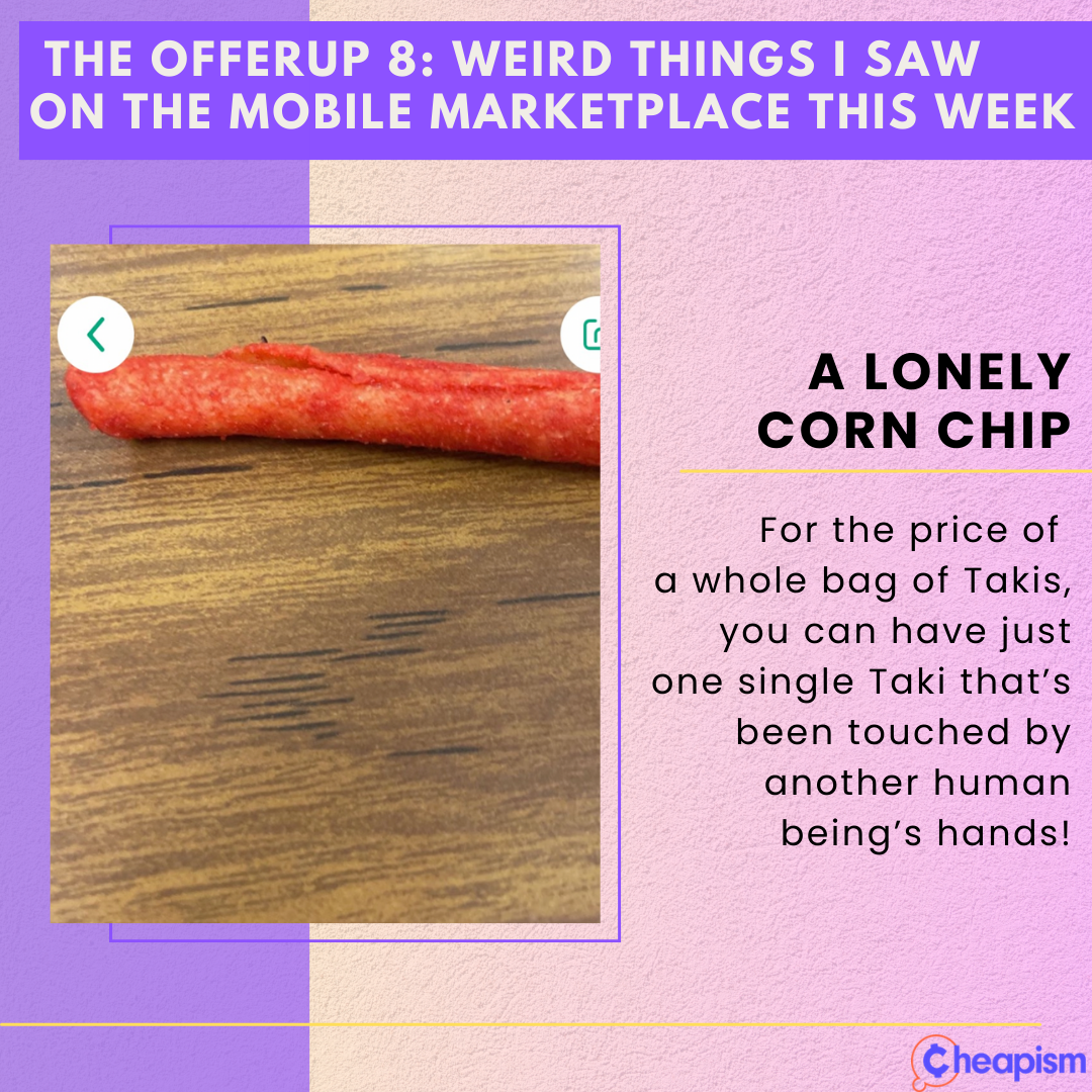 The Weirdest Thing You'll Find on OfferUp: A Single, Lone Taki