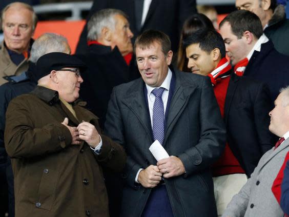 Matt Le Tissier in the stands at St Mary’s for Southampton’s recent Premier League clash against Everton (Reuters)