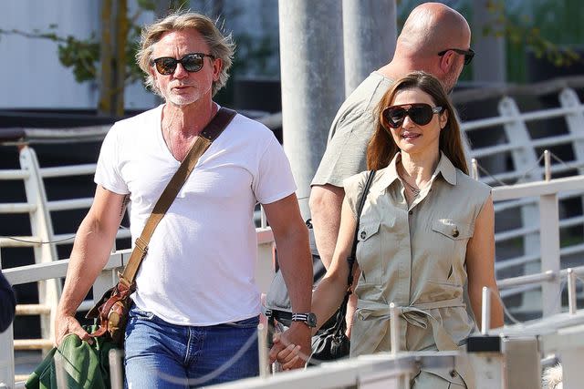 <p>Aissaoui Nacer/SplashNews</p> Daniel Craig and Rachel Weisz