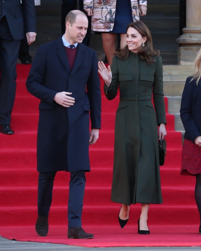 The Duke and Duchess of Cambridge visited Bradford, England, on Wednesday.