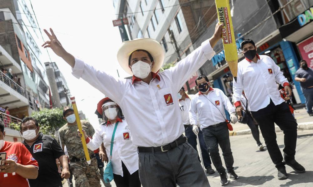 <span>Photograph: Aldair Mejía/EPA</span>