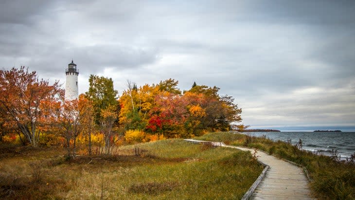 Point Iriquois Lighthouse Michigan