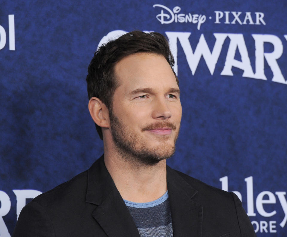 HOLLYWOOD, CA - FEBRUARY 18:  Chris Pratt arrives for Premiere Of Disney And Pixar&#39;s &quot;Onward&quot;  held at the El Capitan Theatre on February 18, 2020 in Hollywood, California.  (Photo by Albert L. Ortega/Getty Images)