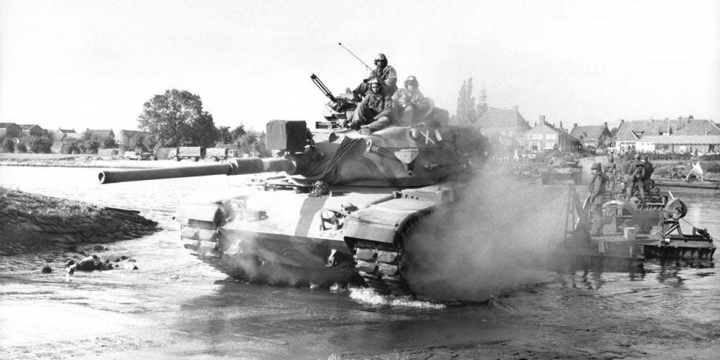 NATO forces during a 1983 military drill