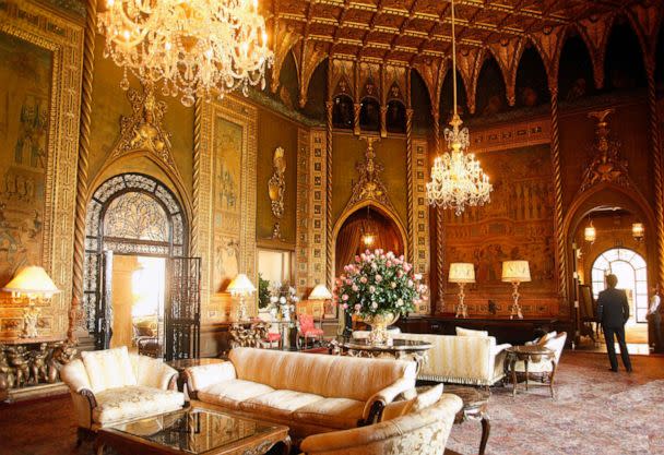 PHOTO: The grand living-room at stands in Mar-a-Lago estate in Palm Beach, Fla., May 3, 2011. (Nancy Ellison/Polaris, FILE)