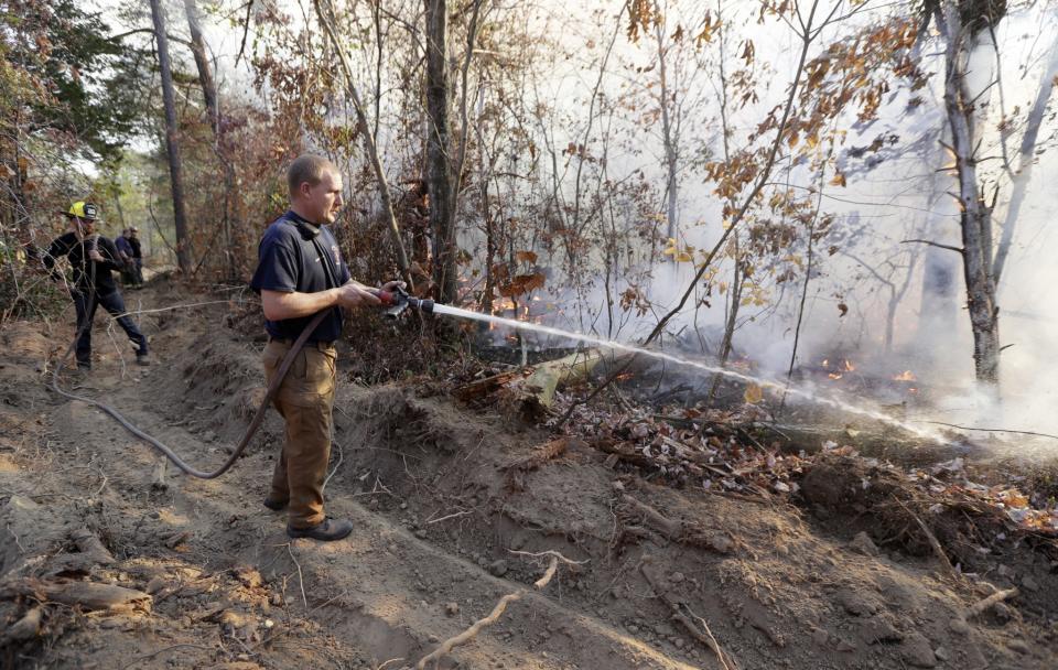 Drought and arson ignite wildfires across the Southeast