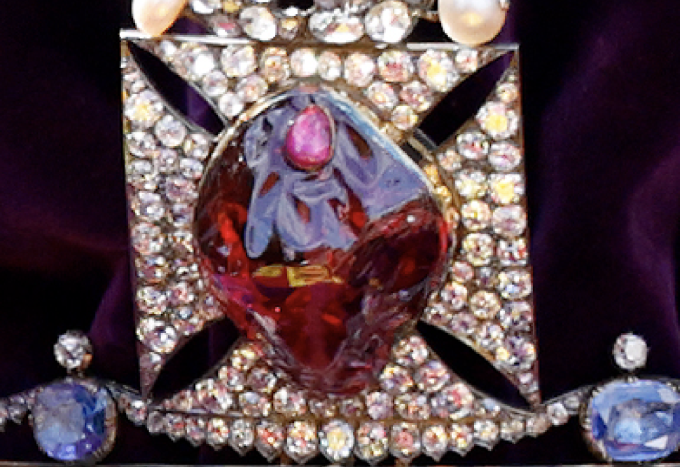 The jewels of Queen Elizabeth's Imperial State Crown - The Black Prince's  ruby