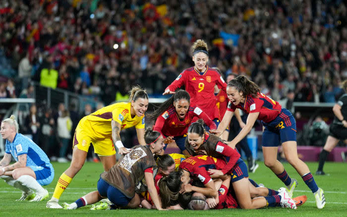 Gol de la victoria de España 