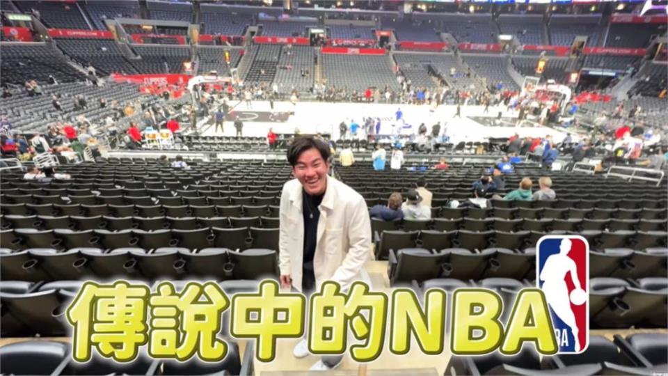 Joeman首次看NBA就「登上大螢幕」嗨到被保全攔下！他血噴3萬喊：爽啦