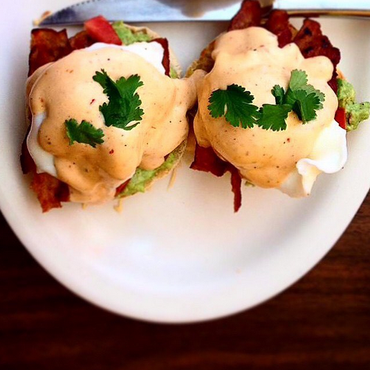 Avocado Eggs Benedict