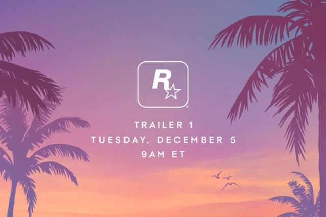 Grand Theft Auto VI Trailer Drops December 5