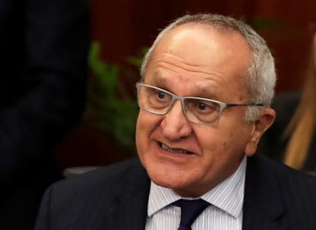 FILE PHOTO: Mexico's Deputy Foreign Minister for North America, Jesus Seade reacts during the delivery of the United States-Mexico-Canada Agreement (USMCA) deal at the Senate building in Mexico City