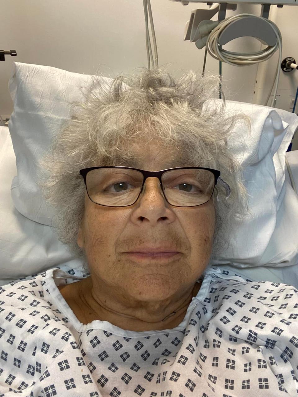 Margolyes is expected to leave the hospital on Sunday (Miriam Mar)