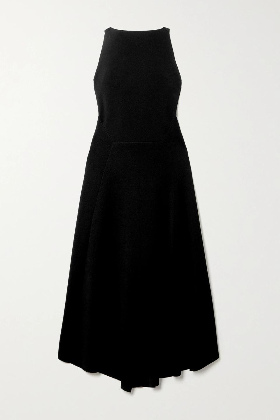 Victoria Beckham Cutout Jersey Midi Dress