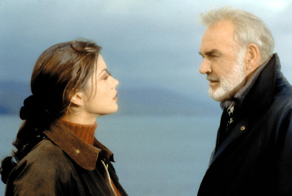 ENTRAPMENT, Catherine Zeta-Jones, Sean Connery, 1999