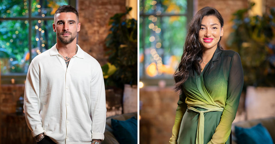 An insider has revealed why MAFS stars Brent Vitiello and Ella Ding aren't dating despite sharing a lot of chemistry. Photo: Nine
