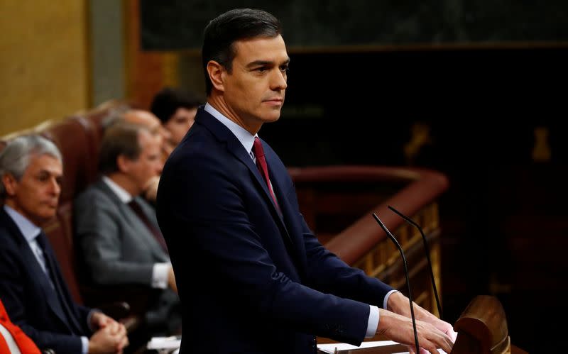 Investiture debate at the Parliament in Madrid