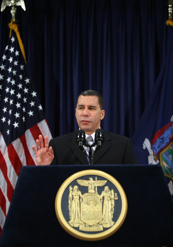 Ex-Gov. David Paterson is endorsing Westchester County Executive George Latimer to topple lefty “Squad” Rep Jamaal Bowman in the hotly contested June Democratic primary. Allison Joyce
