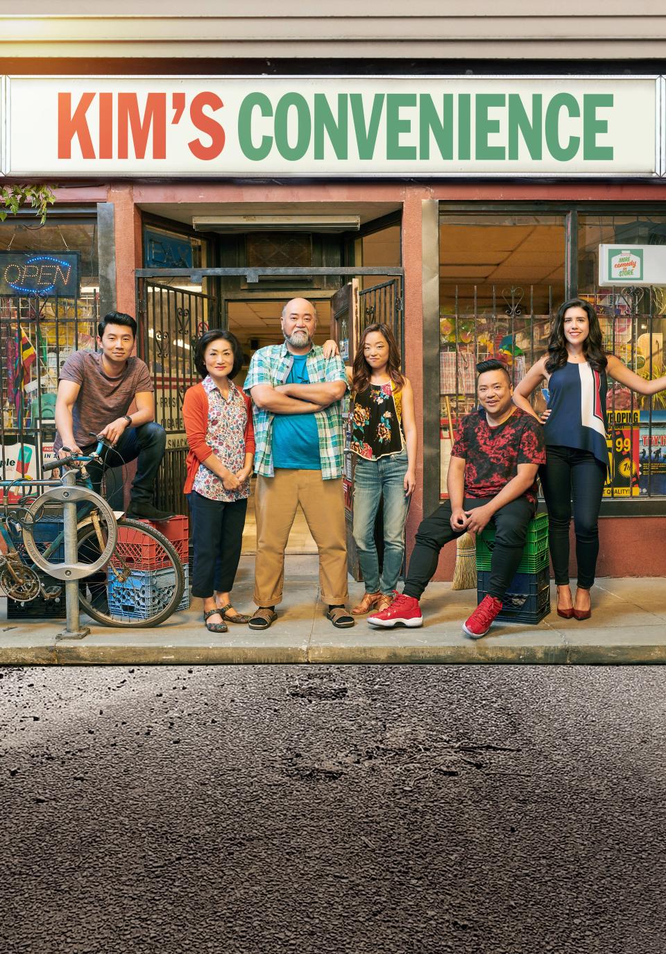 The Kim Family from Kim's Convenience