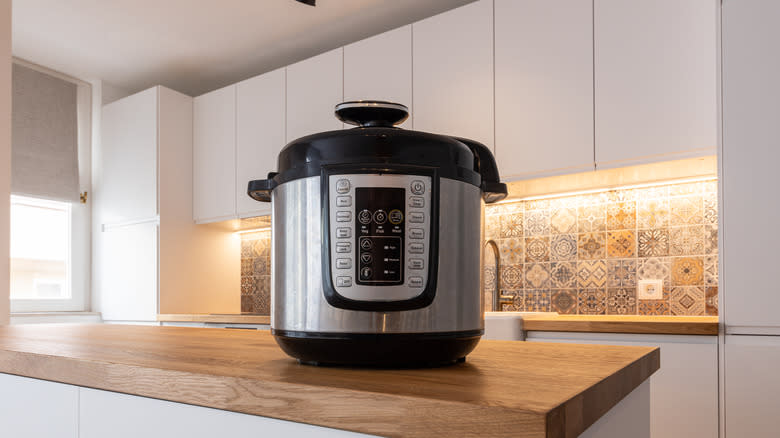 Instant Pot on a kitchen counter