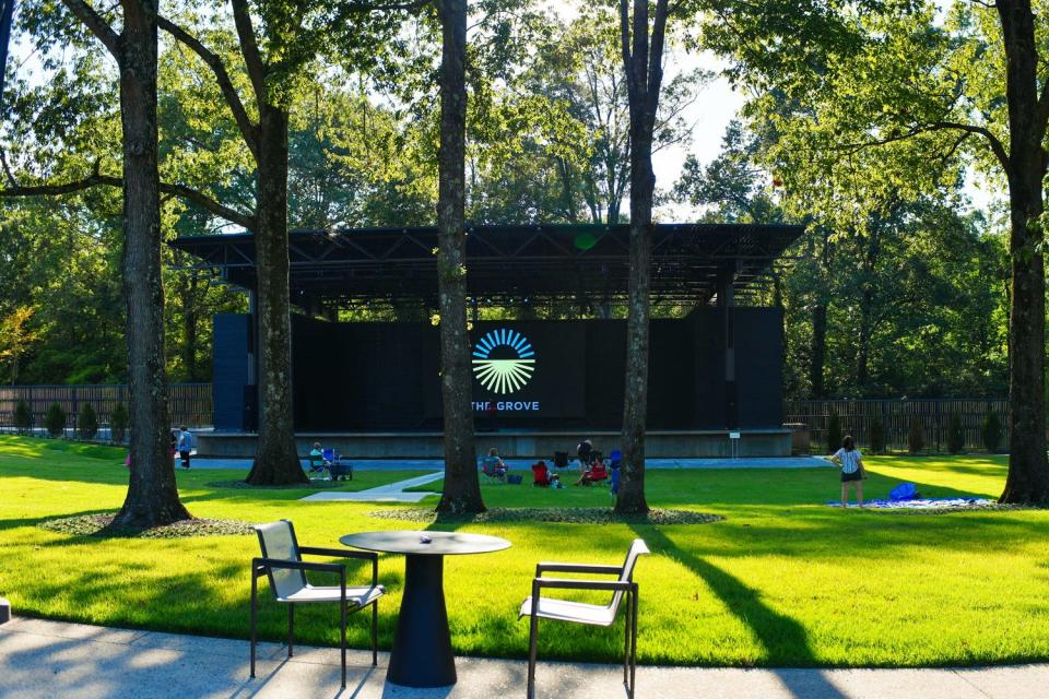 The Grove at GPAC will host a free Friday happy hour concert series in July.
