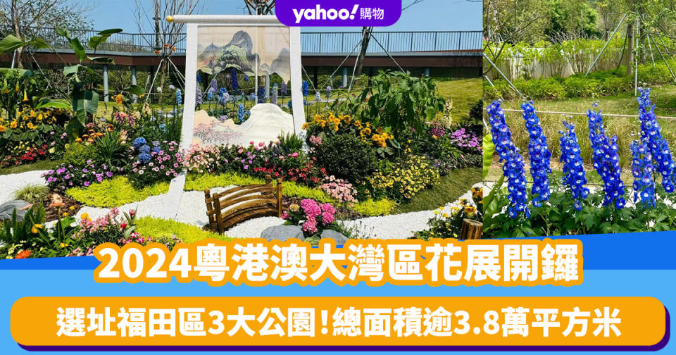 深圳好去處｜2024粵港澳大灣區花展開鑼！首次移師福田區3大公園 總面積逾3.8萬平方米（附前往方法）