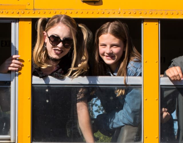 Sydney Sweeney (20) & Peyton Kennedy (14)