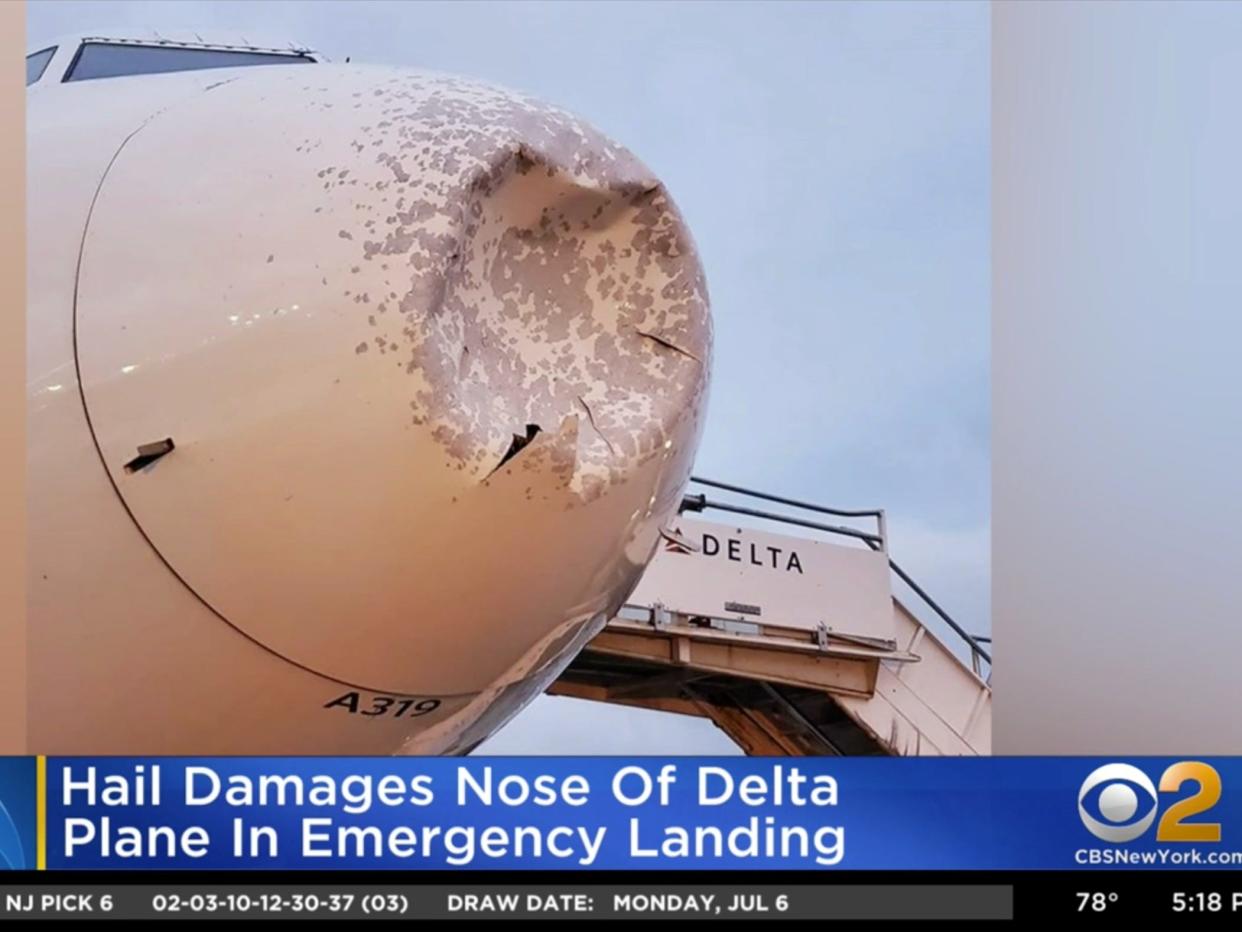 delta hail strike